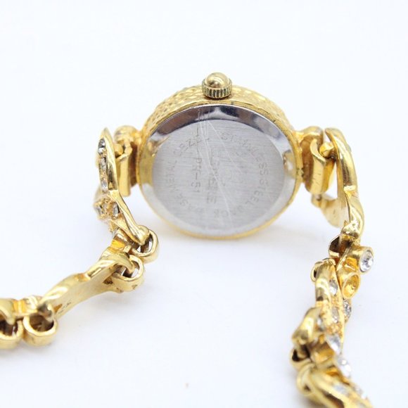 Vintage CENERE Watch Womens Gold Tone Stainless Steel Bracelet Style White Dial - Picture 8 of 8